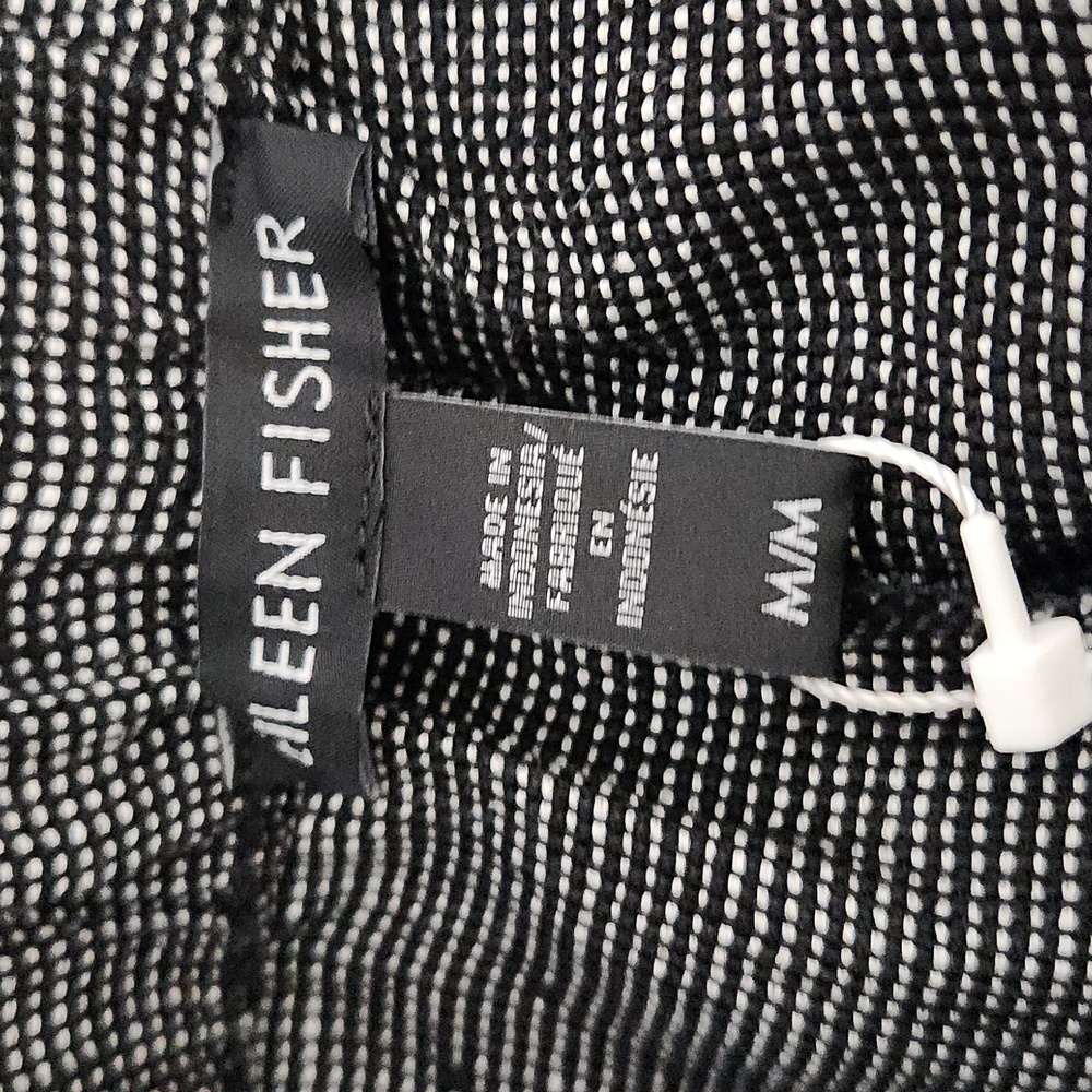 NWT Eileen Fisher Organic Linen Tweed Cropped Pant. Size M - Picture 7 of 9